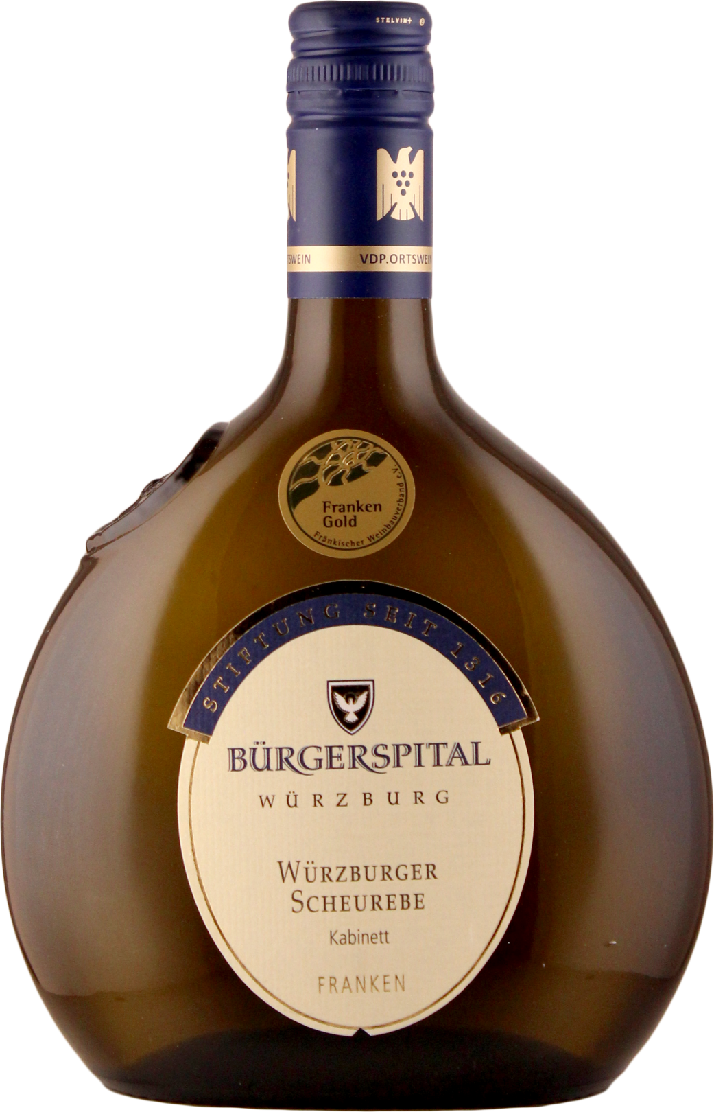 Würzburger Scheurebe Kabinett feinherb Franken Prädikatswein 2025